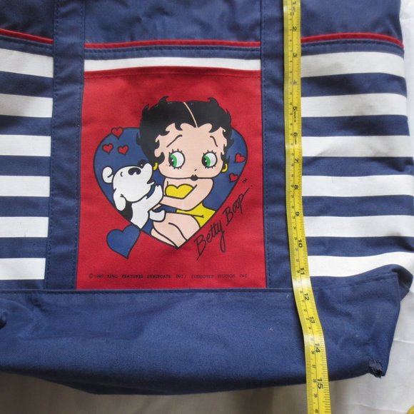 4/$14 BETTY BOOP vintage TOTE bag RETRO rare PURSE unique - Picture 9 of 11